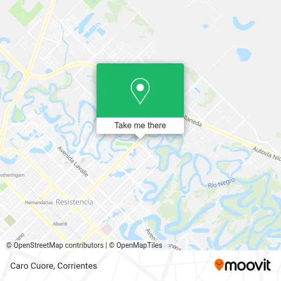 Caro Cuore map