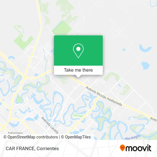 CAR FRANCE map