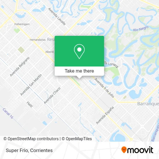Super Frio map