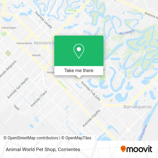 Animal World Pet Shop map