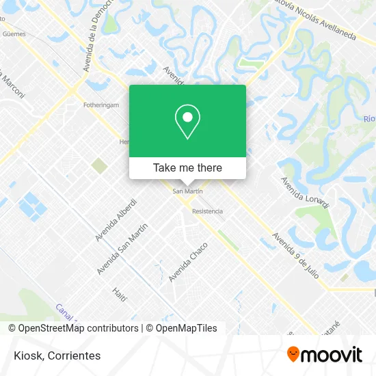 Kiosco map