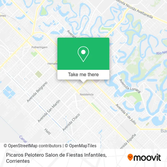 Picaros Pelotero Salon de Fiestas Infantiles map