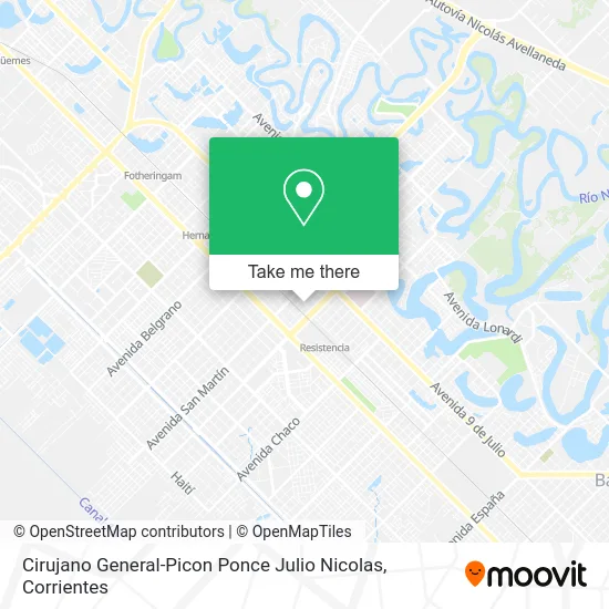 Cirujano General-Picon Ponce Julio Nicolas map