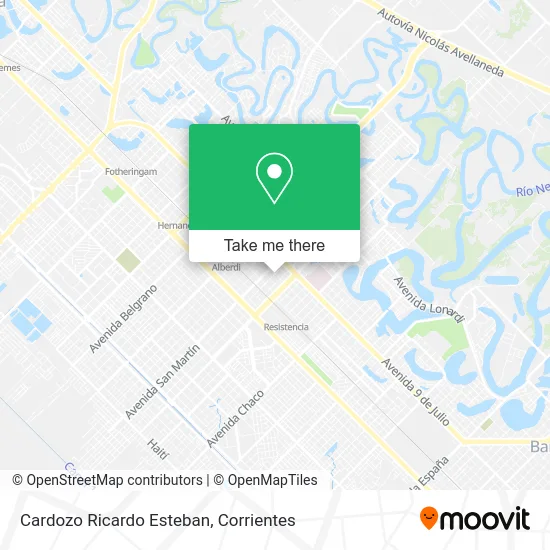 Mapa de Cardozo Ricardo Esteban