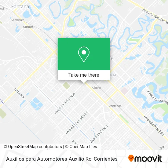 Auxilios para Automotores-Auxilio Rc map