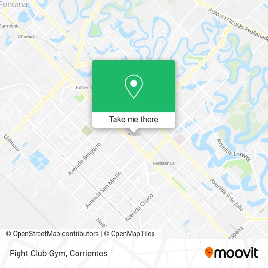 Fight Club Gym map