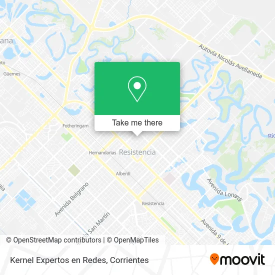 Mapa de Kernel Expertos en Redes