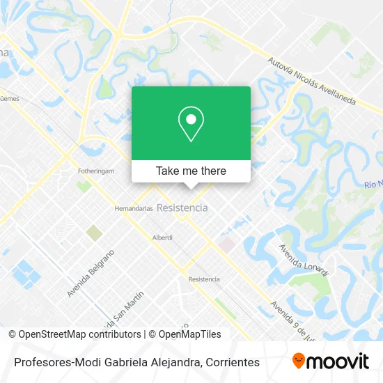 Profesores-Modi Gabriela Alejandra map