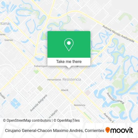 Cirujano General-Chacon Maximo Andrés map