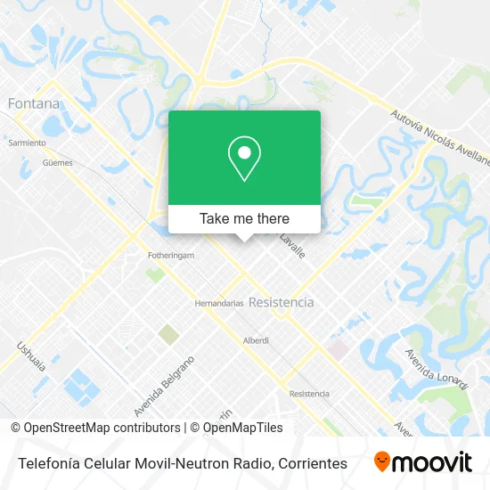 Mapa de Telefonía Celular Movil-Neutron Radio