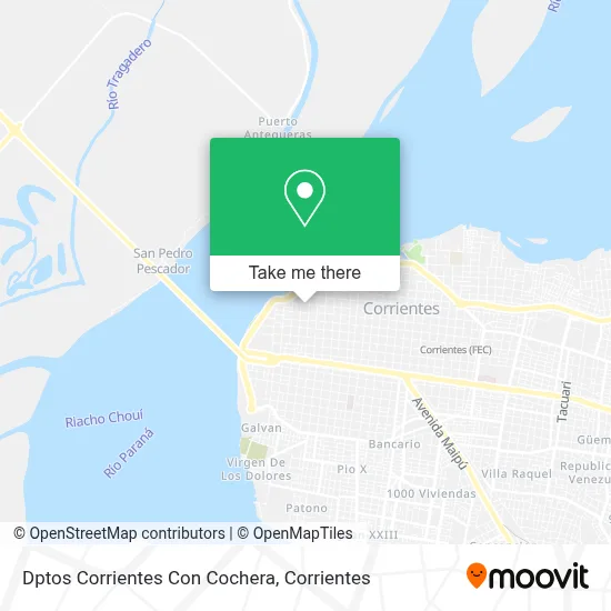 Dptos Corrientes Con Cochera map