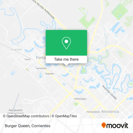 Burger Queen map