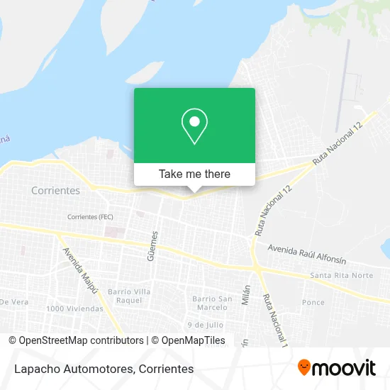 Lapacho Automotores map