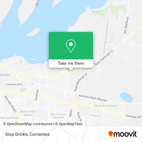 Stop Drinks map