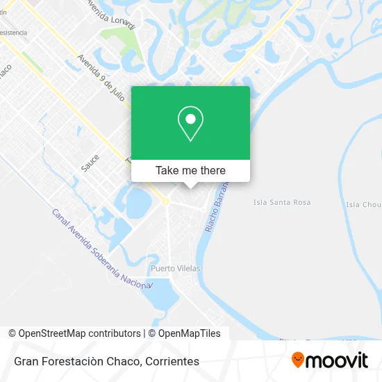 Gran Forestaciòn Chaco map