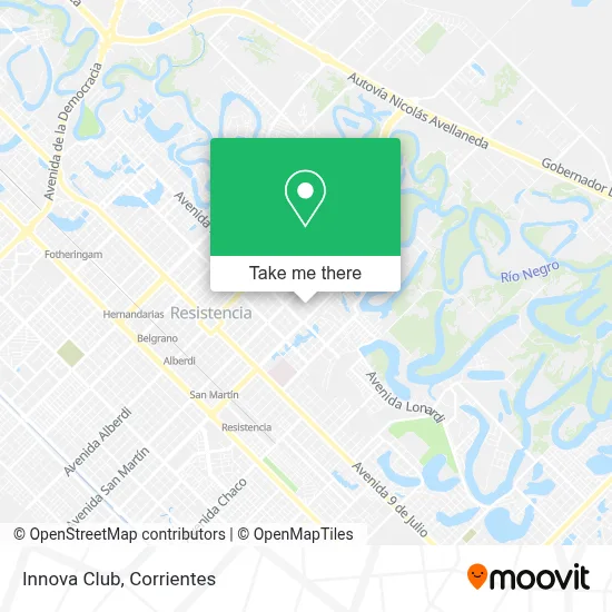 Innova Club map