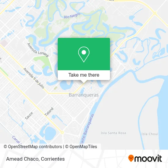 Amead Chaco map