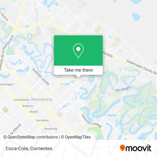 Coca-Cola map
