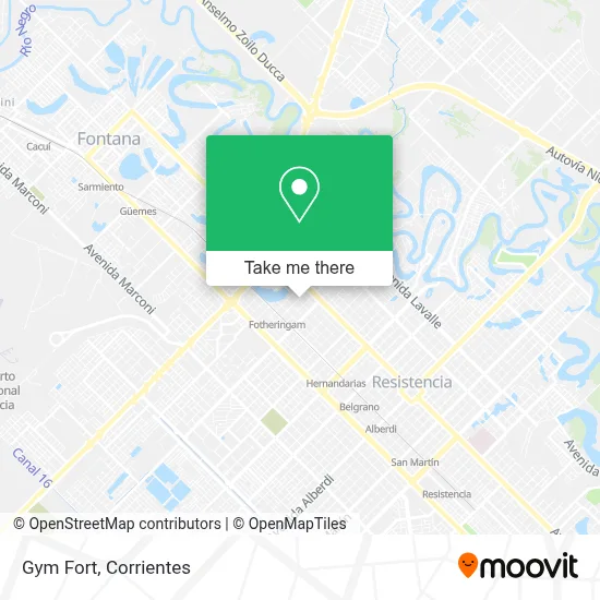 Gym Fort map