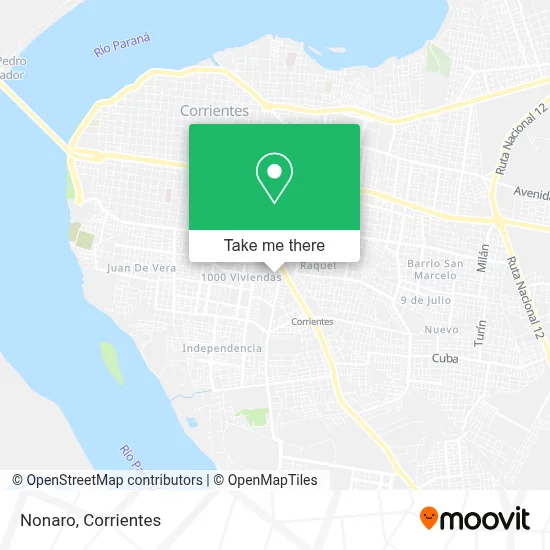 Nonaro map