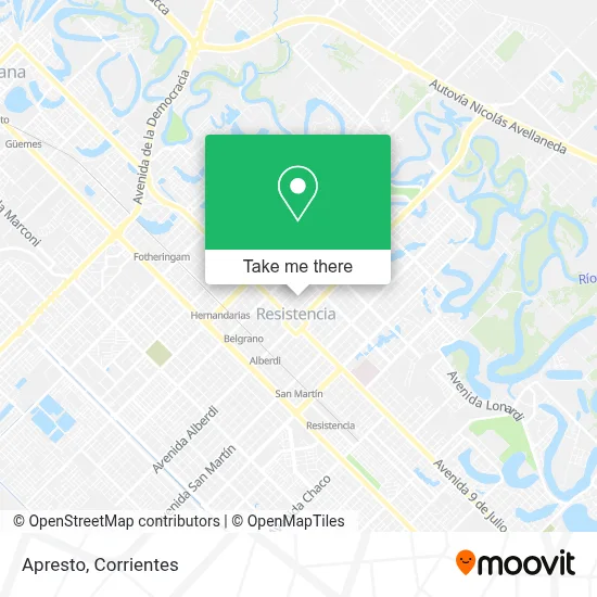 Apresto map