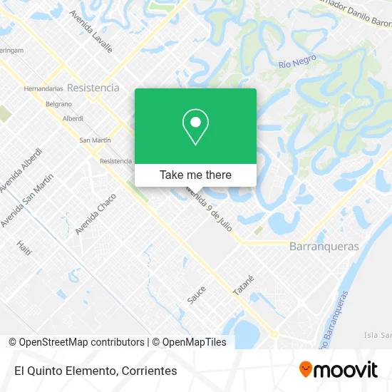 El Quinto Elemento map