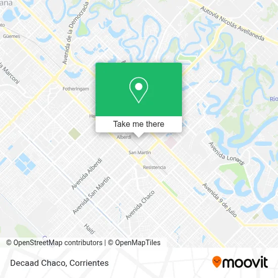 Decaad Chaco map