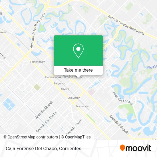 Caja Forense Del Chaco map