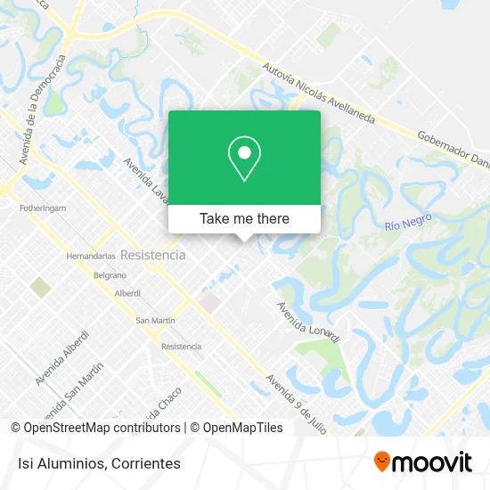 Isi Aluminios map