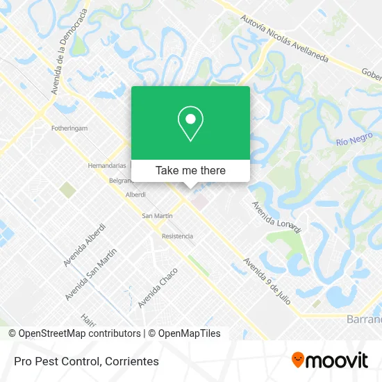 Pro Pest Control map