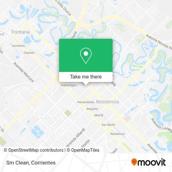 Sm Clean map