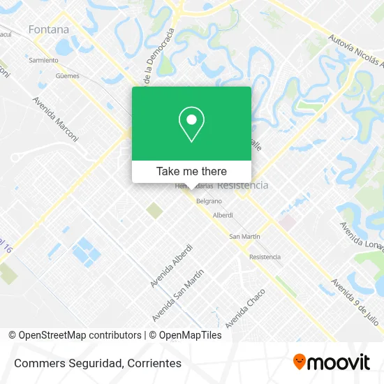 Commers Seguridad map