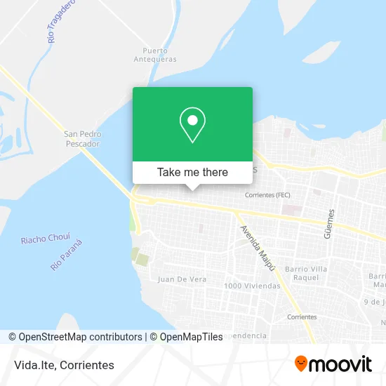 Vida.Ite map