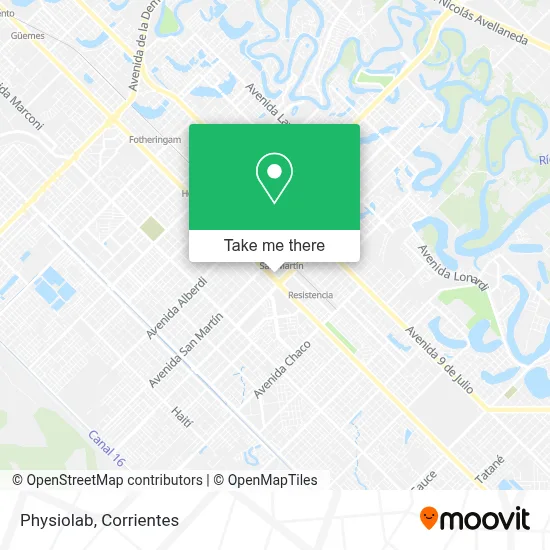 Fisiolab map