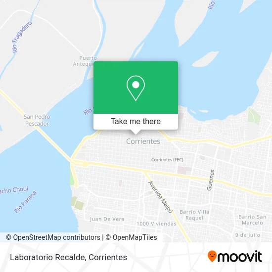 Laboratorio Recalde map