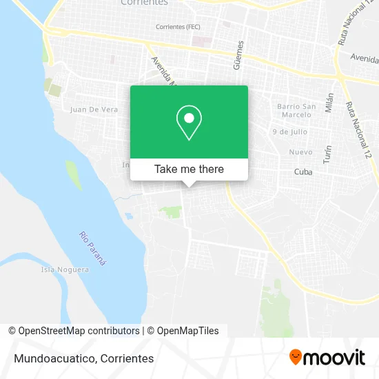 Mundoacuatico map