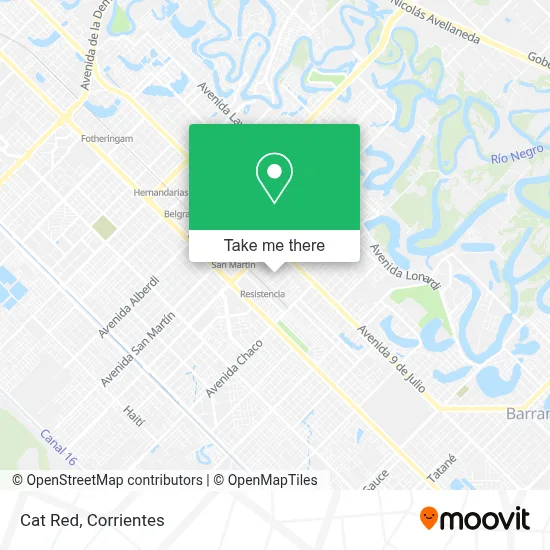 Cat Red map