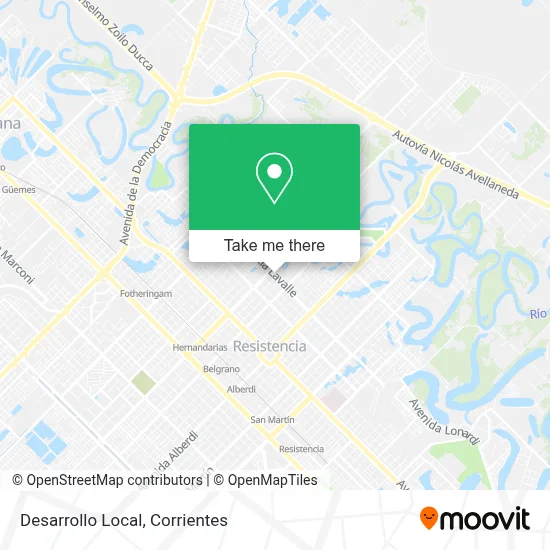 Desarrollo Local map