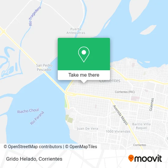 Grido Helado map
