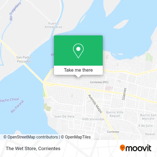 The Wet Store map