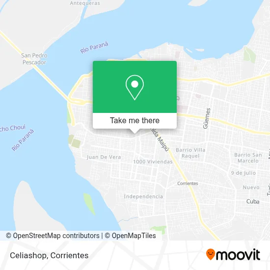 Celiashop map