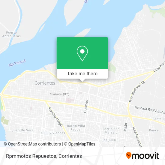 Rpmmotos Repuestos map