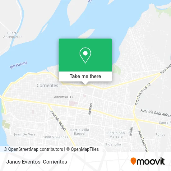 Janus Eventos map