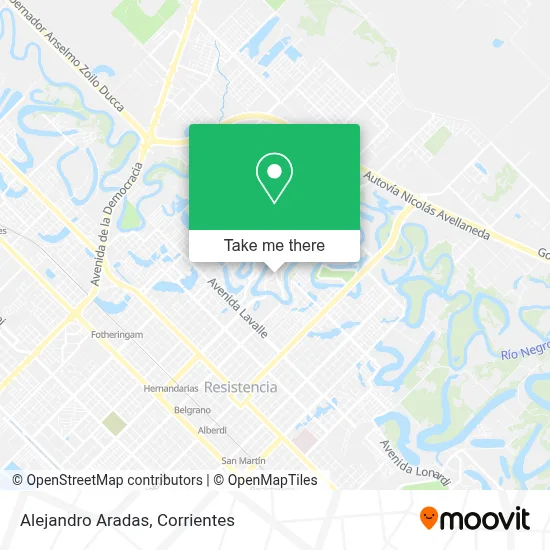 Alejandro Aradas map