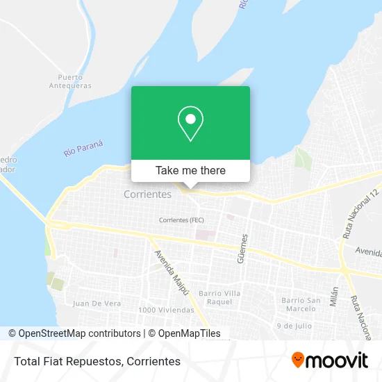 Total Fiat Repuestos map