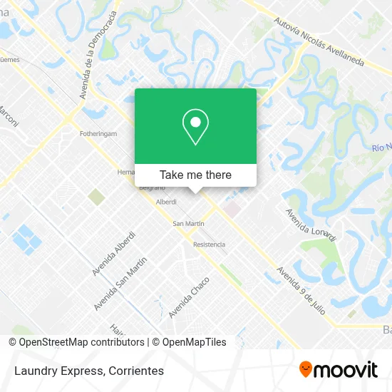 Laundry Express map