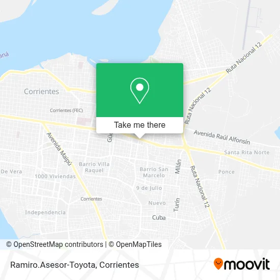 Ramiro.Asesor-Toyota map
