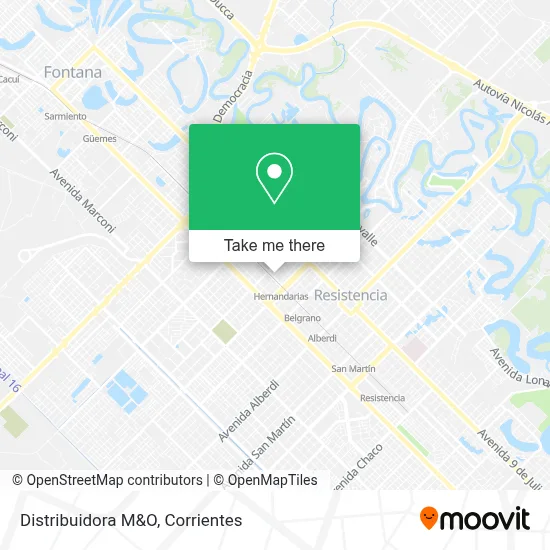 Distribuidora M&O map