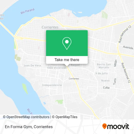 En Forma Gym map