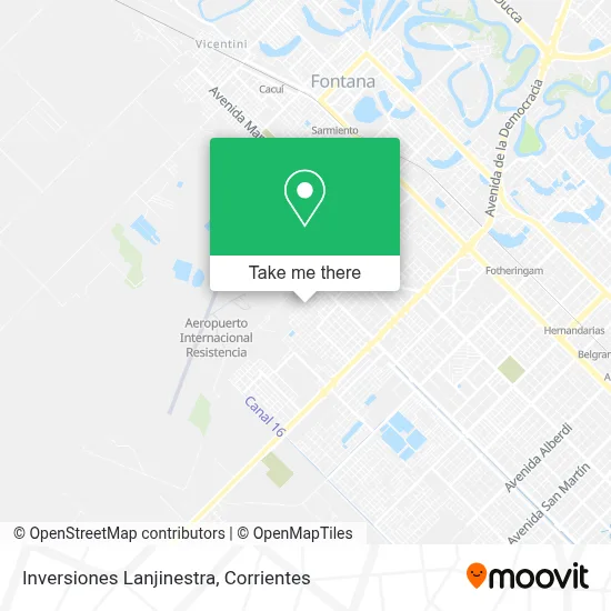Inversiones Lanjinestra map